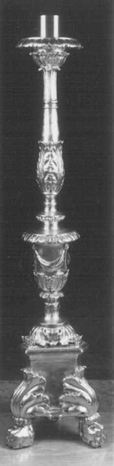 candelabro - ambito veneto (prima metà sec. XIX)