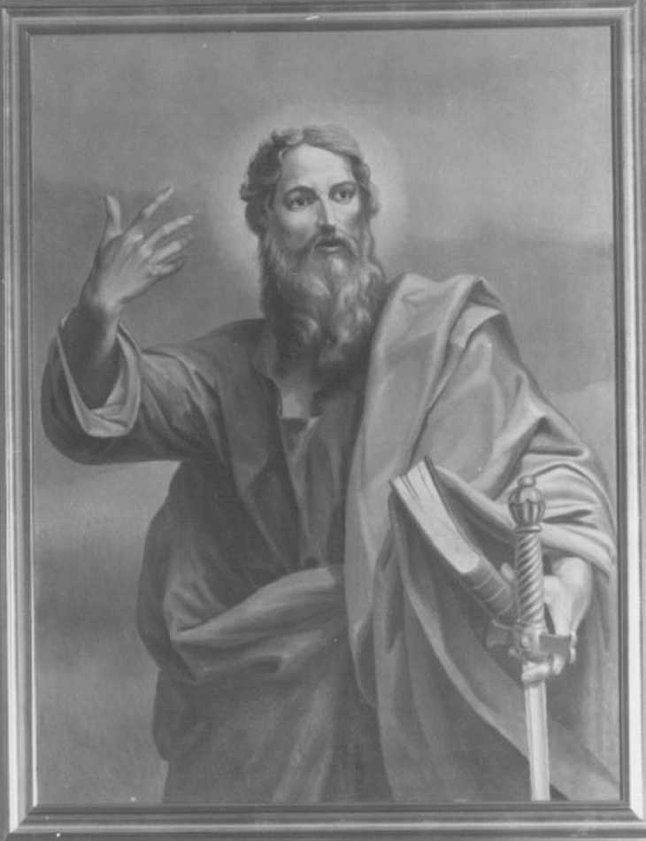 San Paolo (dipinto) di Mattielli Adolfo (attribuito) (primo quarto sec. XX)