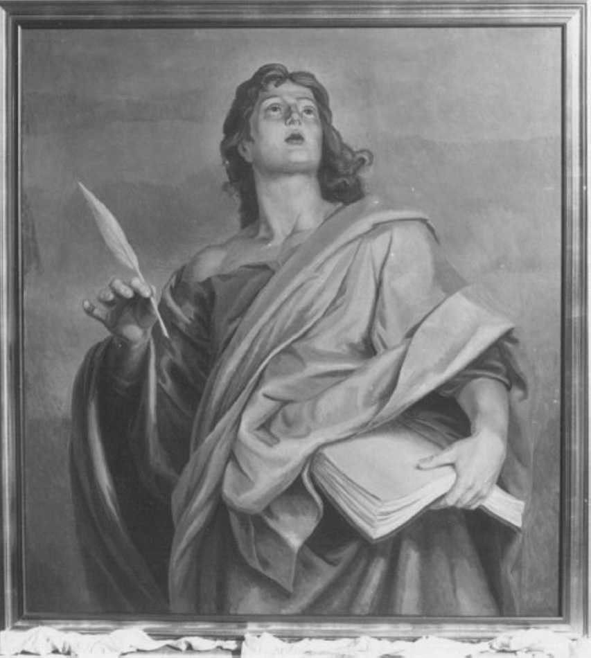 San Giovanni Evangelista (dipinto) di Mattielli Adolfo (attribuito) (primo quarto sec. XX)