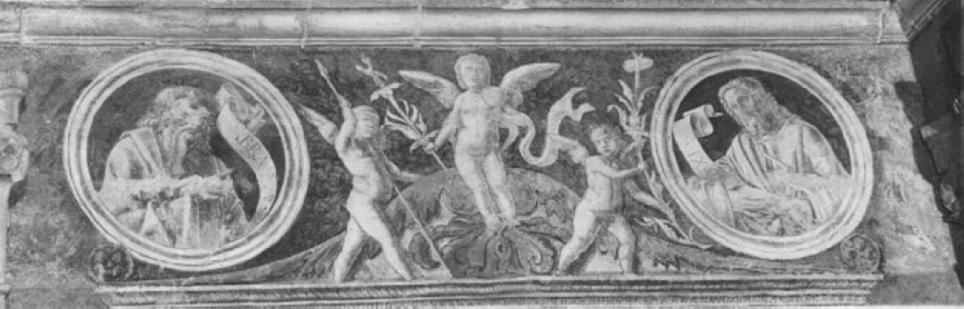 putti alati (dipinto) di Cincani Bartolomeo detto Bartolomeo Montagna (attribuito) (sec. XV)