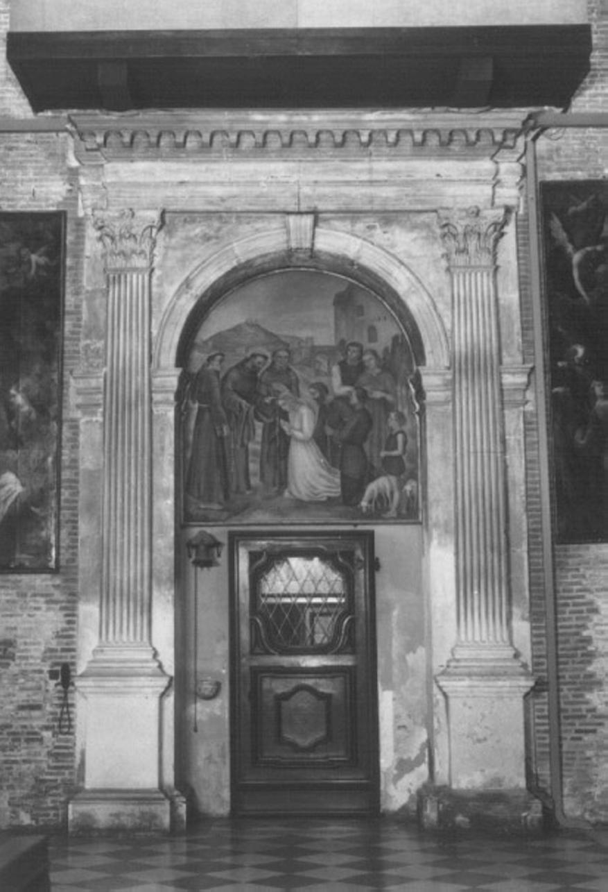 altare, frammento di Albanese Francesco (attribuito), Palladio Andrea (cerchia) (ultimo quarto sec. XVI)