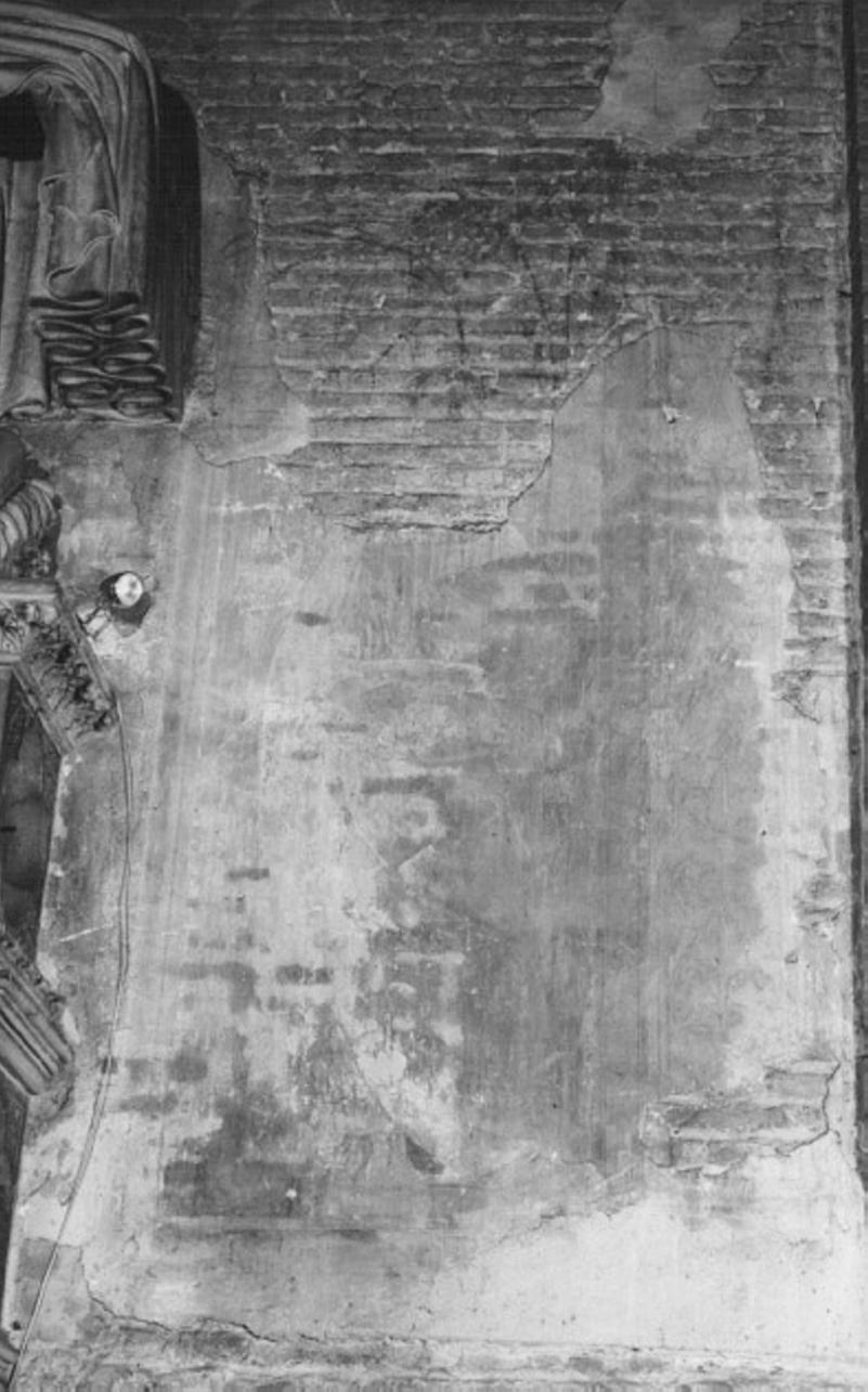 Santo (dipinto, frammento) di Cincani Bartolomeo detto Bartolomeo Montagna (attribuito), Buonconsiglio Giovanni detto Marescalco (attribuito) (fine sec. XV)