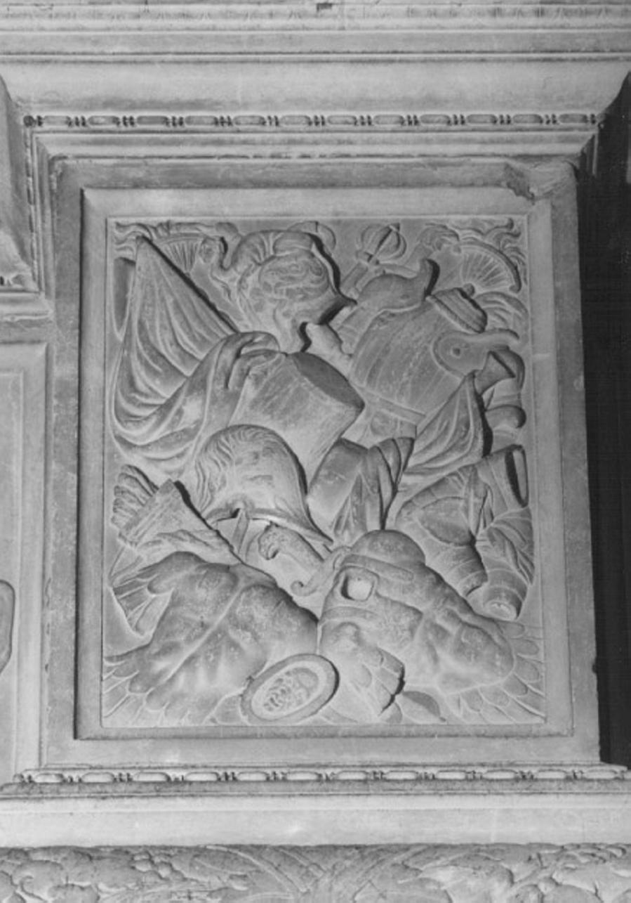 motivi decorativi (rilievo) di Rubini Lorenzo (sec. XVI)