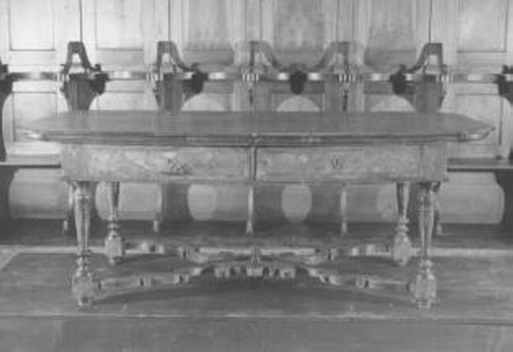 tavolo - ambito veneto (sec. XVII)