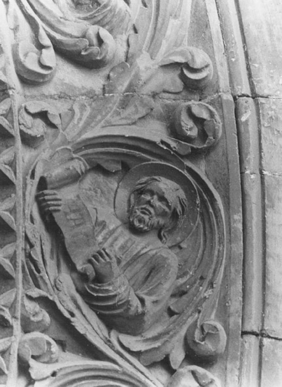 profeta (rilievo) di De Santi Andriolo (bottega) (sec. XIV)