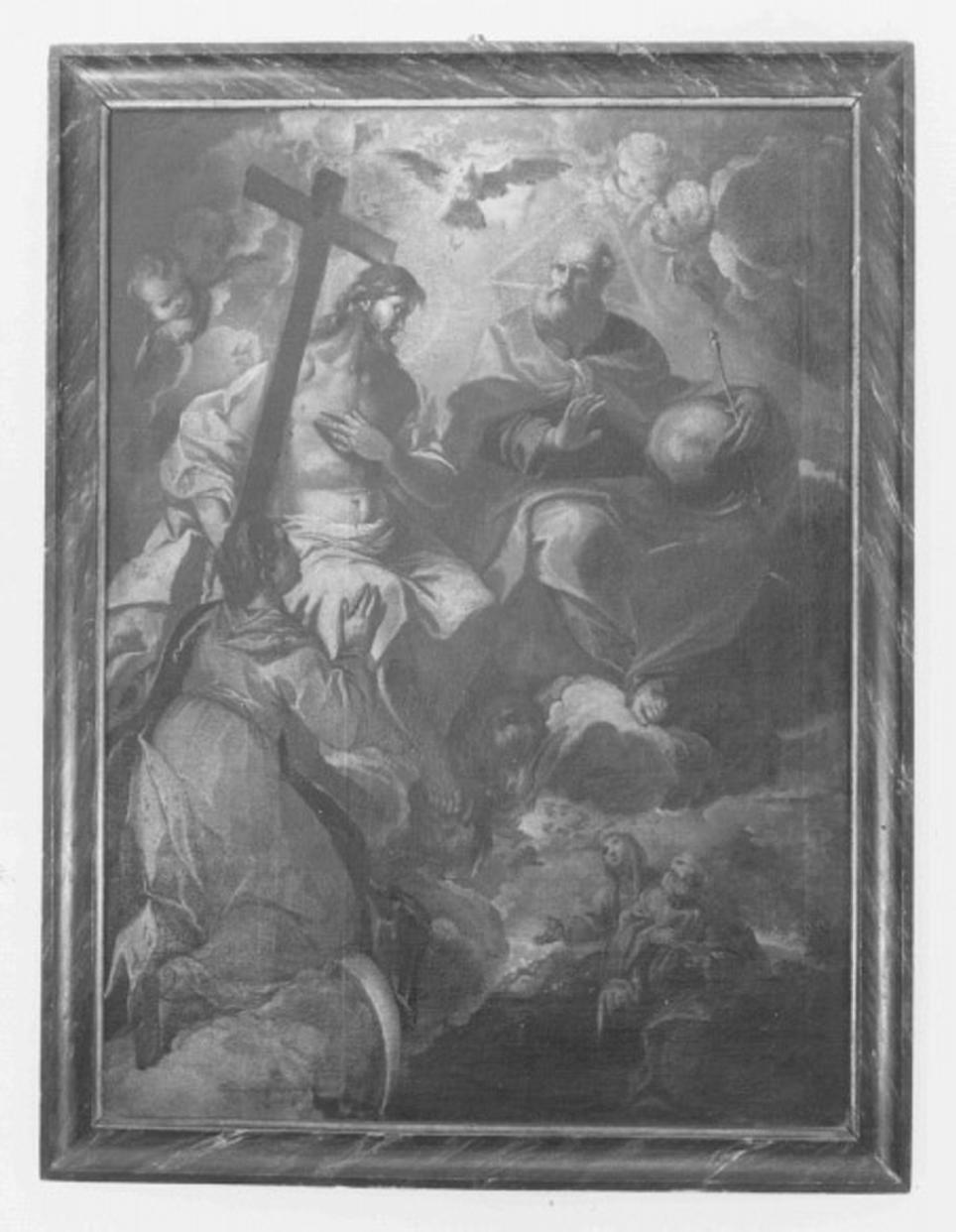 La Madonna implora la trinit (dipinto) - ambito vicentino (ultimo quarto sec. XVII)