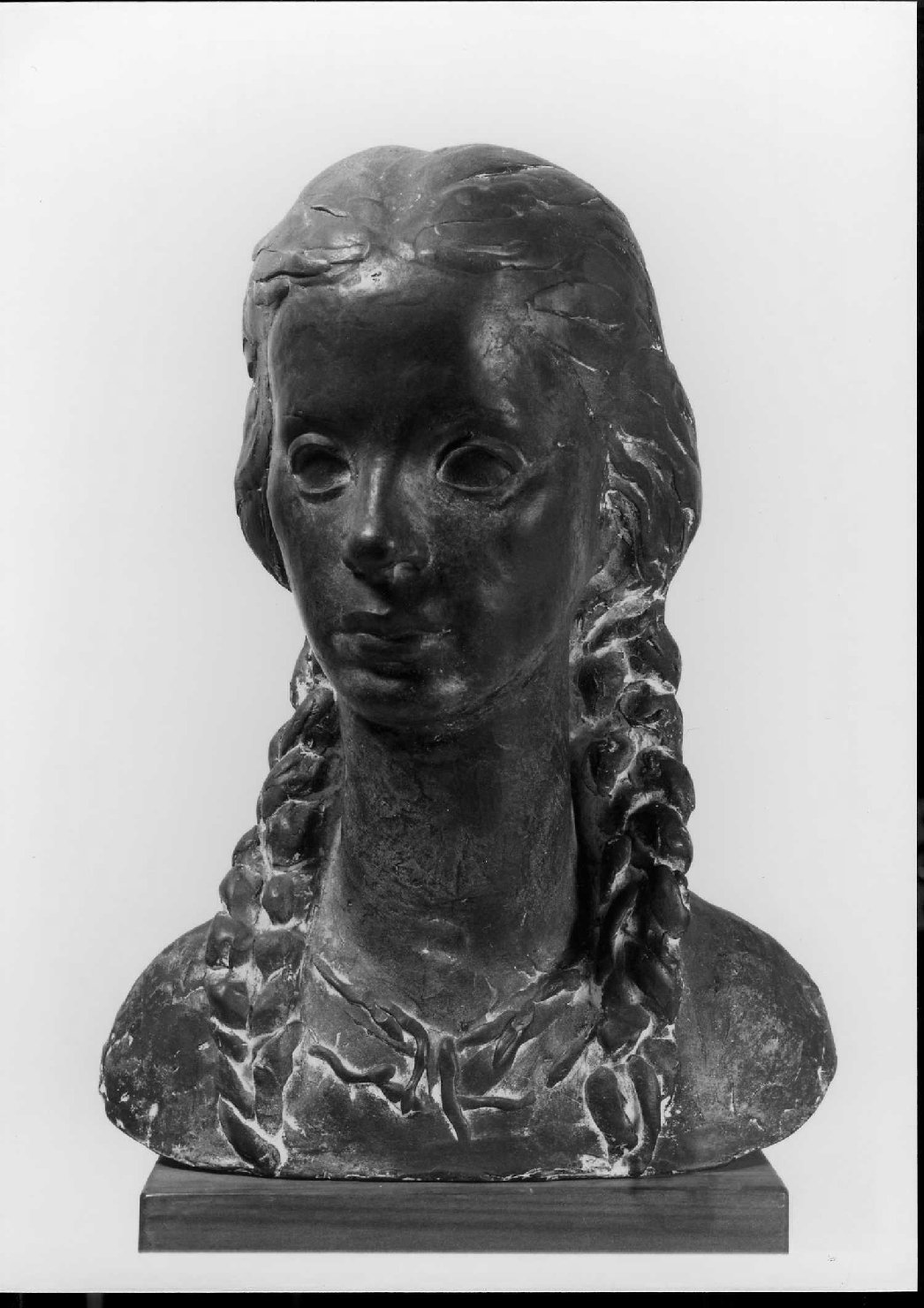 Ritratto di Bita, busto ritratto di bambina (scultura) di Pozza Neri (sec. XX)