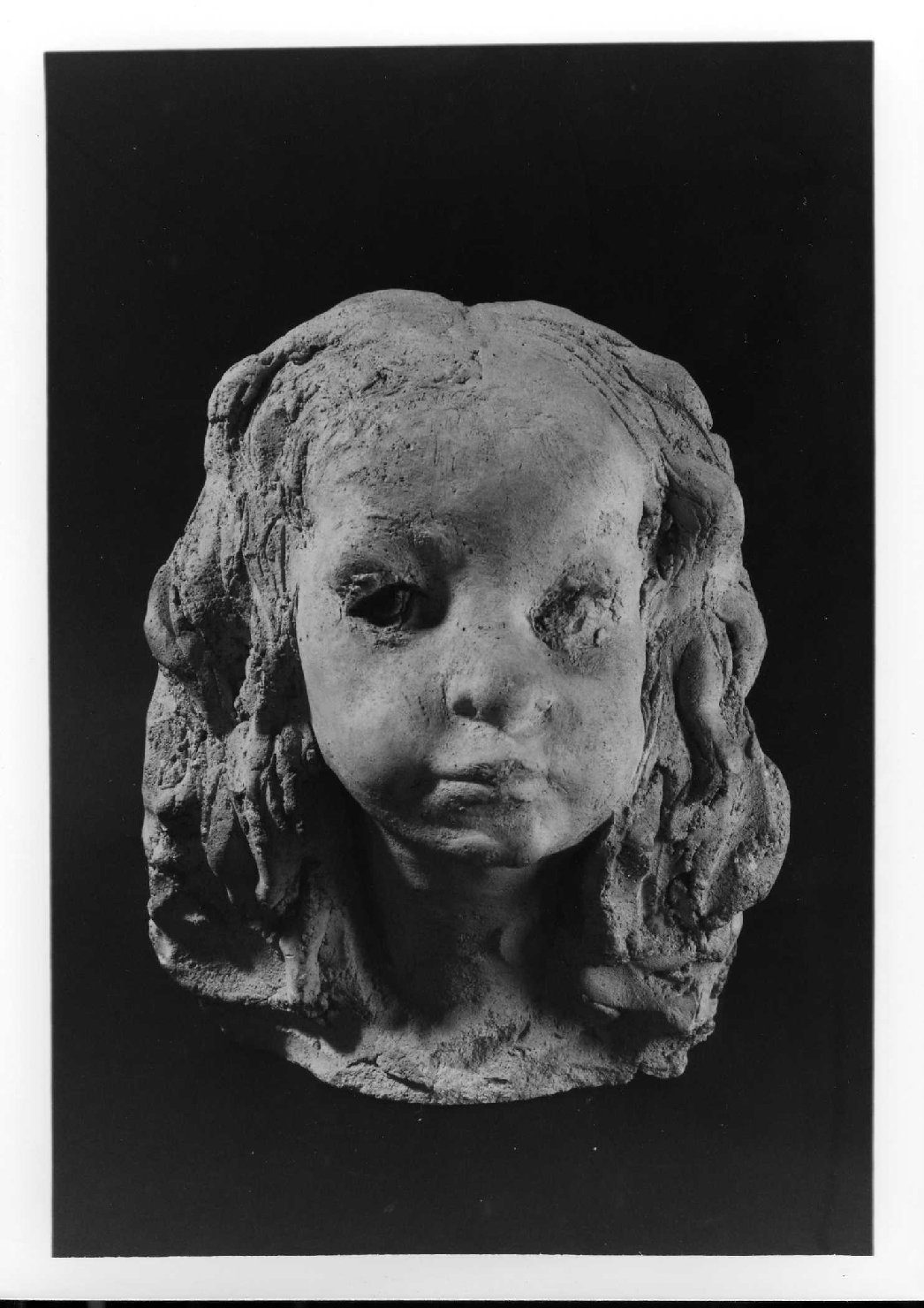 Ritratto di Maria Grazia, testa di bambina (statua) di Pozza Neri (sec. XX)