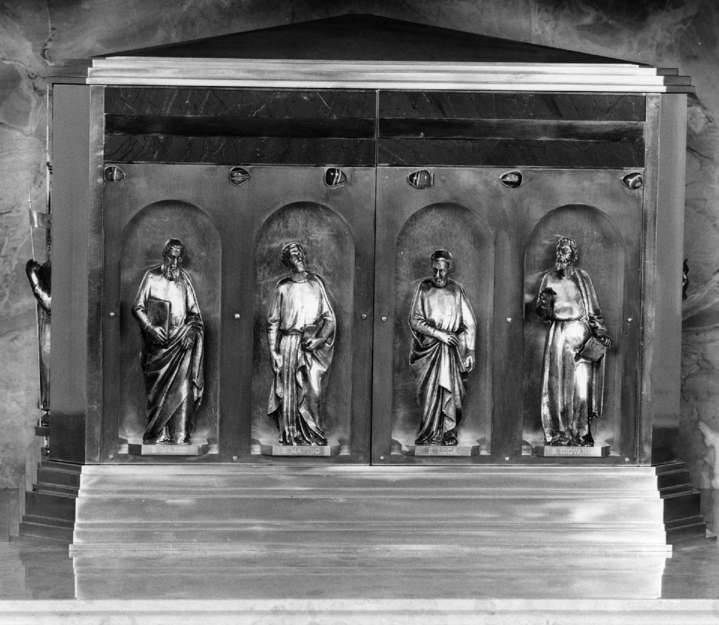 reliquiario a teca - a cassetta, opera isolata - ambito veronese (sec. XX)