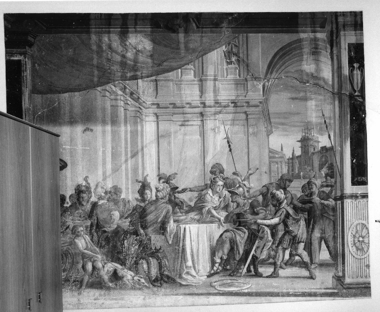 scena mitologica (dipinto, ciclo) di Marcola Marco (sec. XVIII)