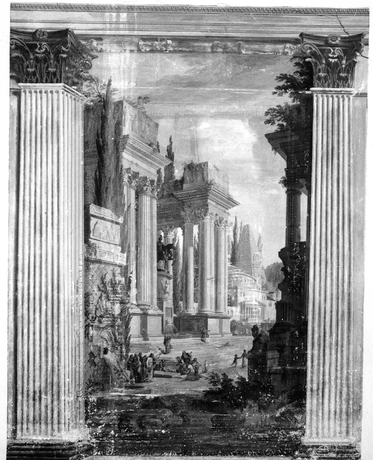 resurrezione di Lazzaro (dipinto, elemento d'insieme) di Canella Giovanni (sec. XIX)
