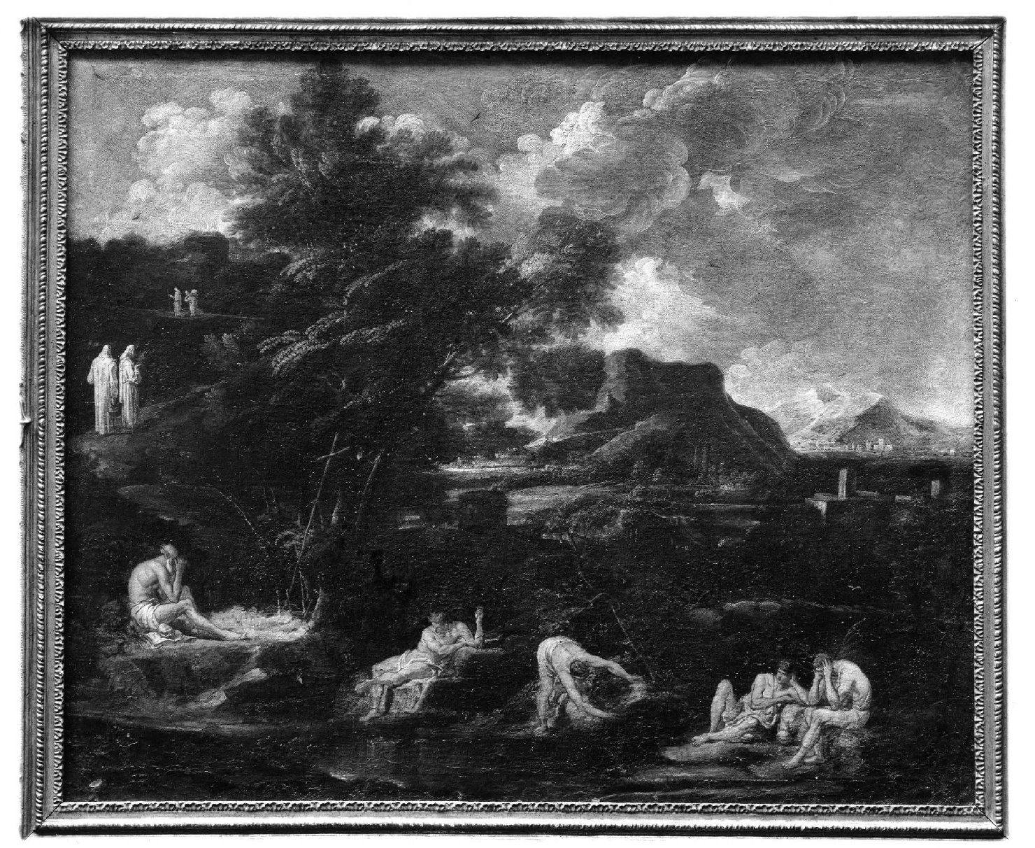 scena allegorica (dipinto) - ambito veronese (sec. XVII)