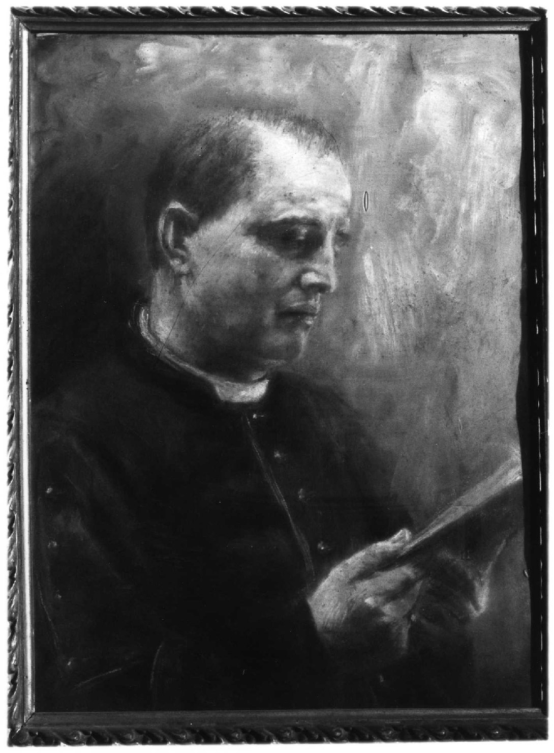 ritratto di ecclesiastico (dipinto) - ambito veneto (fine/inizio secc. XIX/ XX)