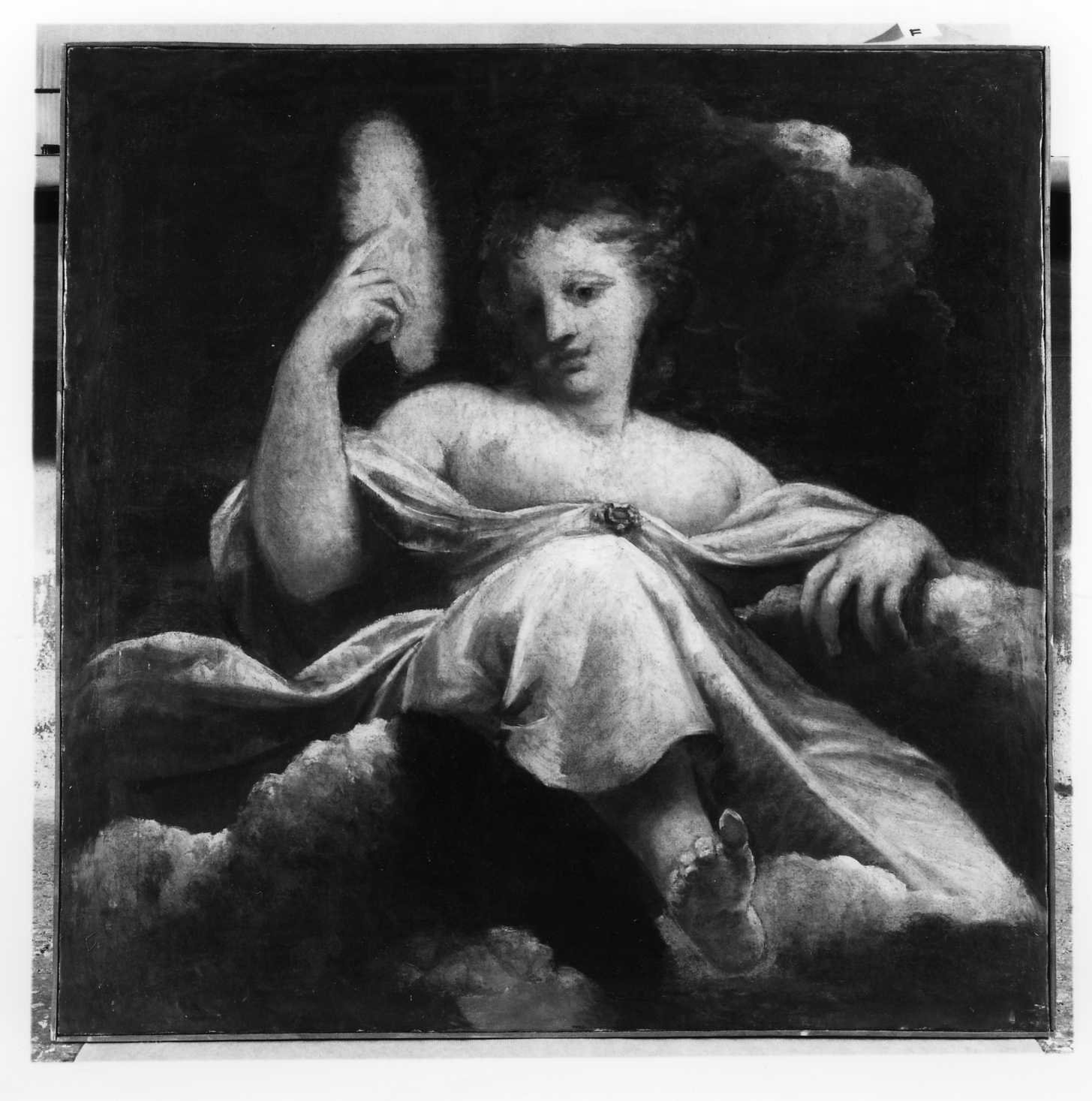 figura allegorica femminile (dipinto) - ambito veneto (secc. XVII/ XVIII)