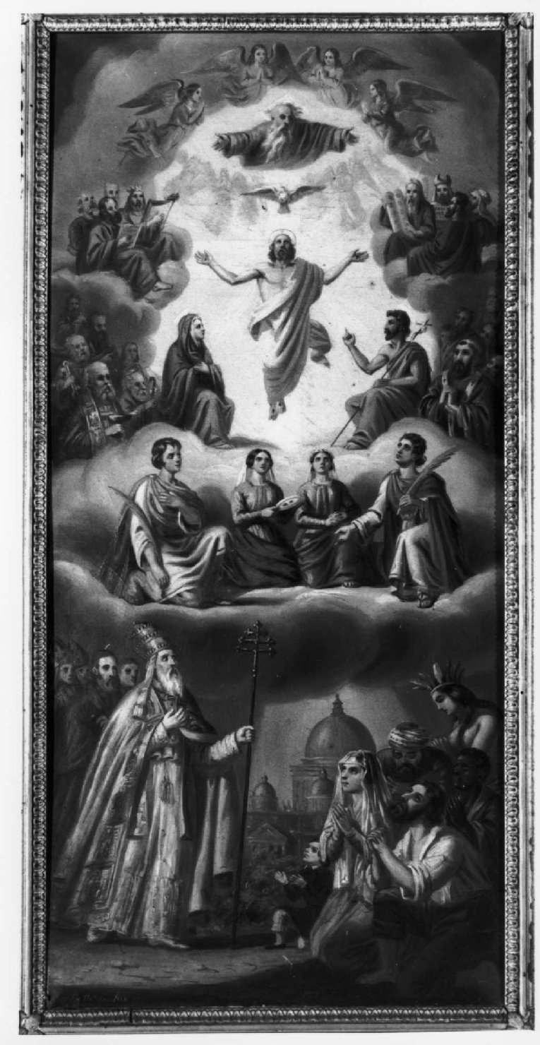 Il Salvatore delle genti (dipinto) di Bottazzi Agostino (sec. XIX)