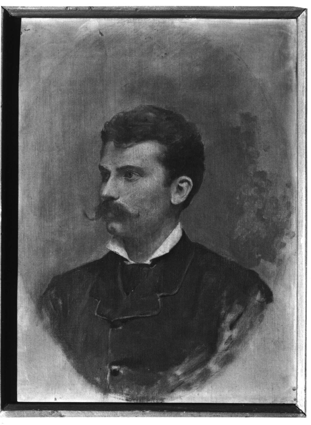 Ritratto di Domenico Piccoli, ritratto d'uomo (dipinto) di Montefusco Vincenzo (ultimo quarto sec. XIX)