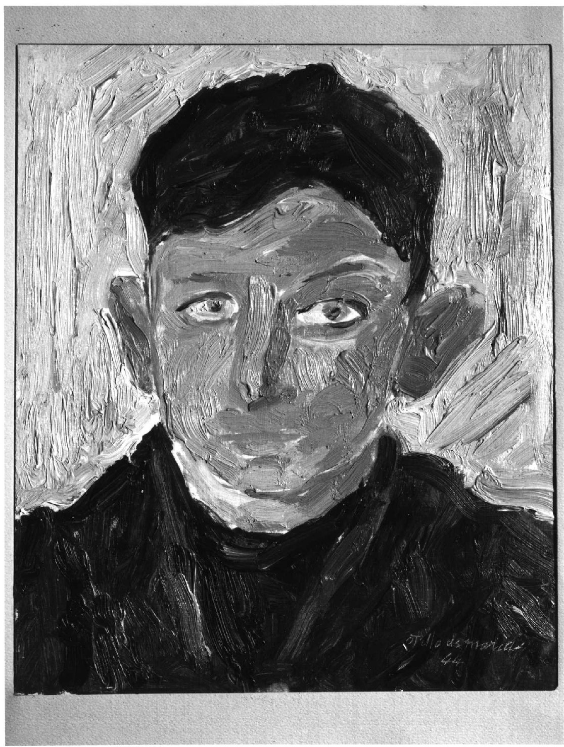 Ritratto di Chilo, ritratto di bambino (dipinto) di De Maria Otello (sec. XX)