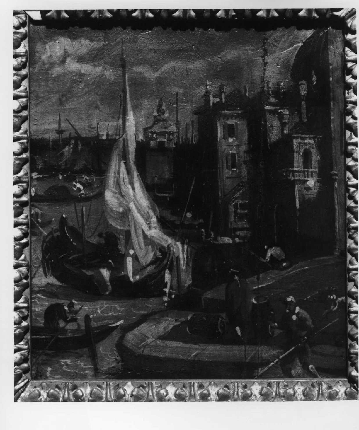 veduta di Venezia (dipinto) - ambito veneto (inizio sec. XX)
