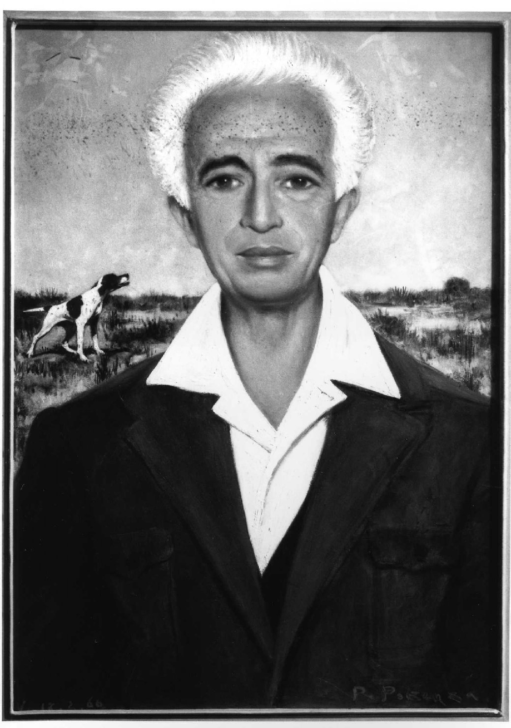 ritratto d'uomo (dipinto) di Potenza Primo (sec. XX)
