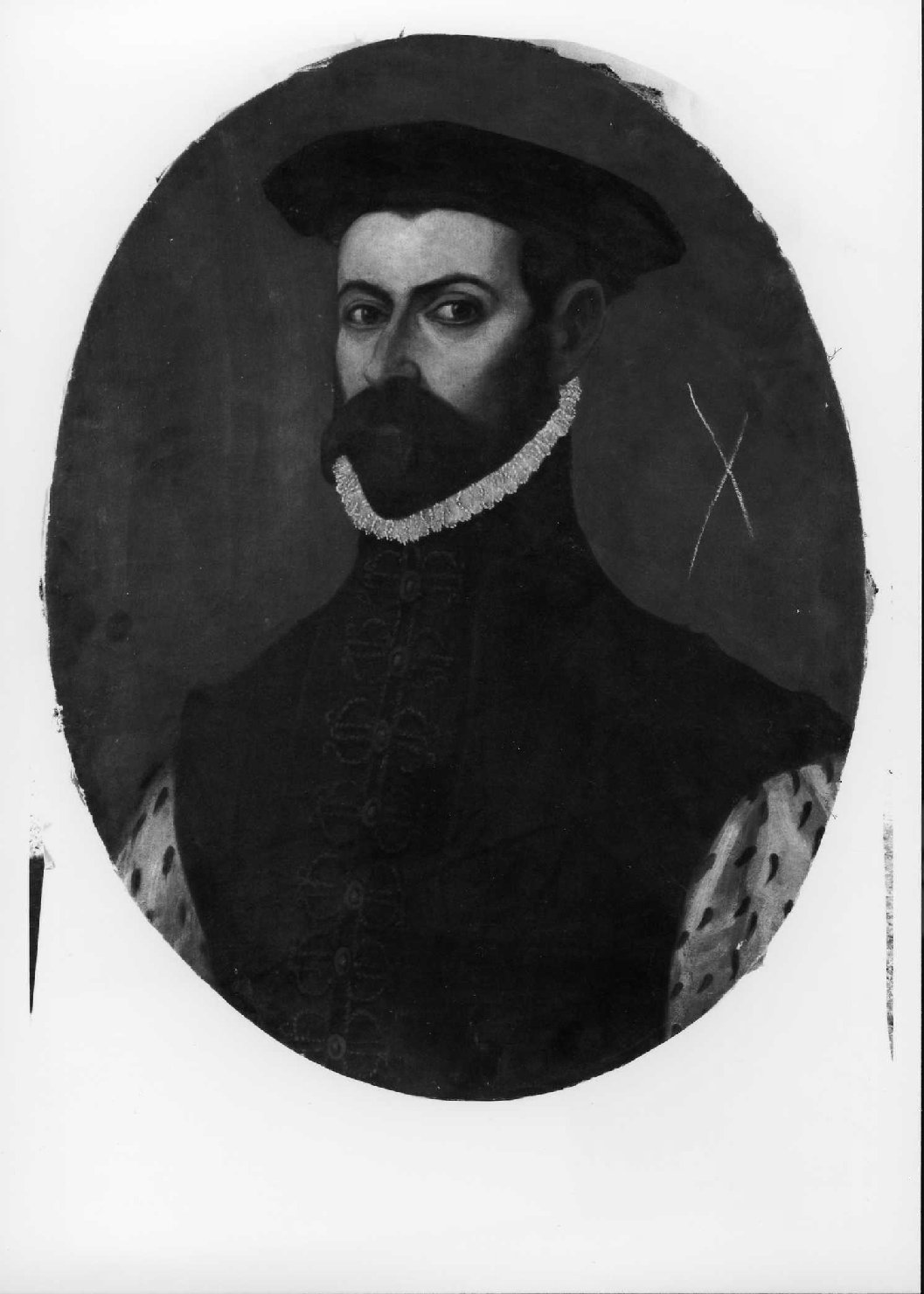 ritratto d'uomo (dipinto) - ambito veneto (sec. XVI)