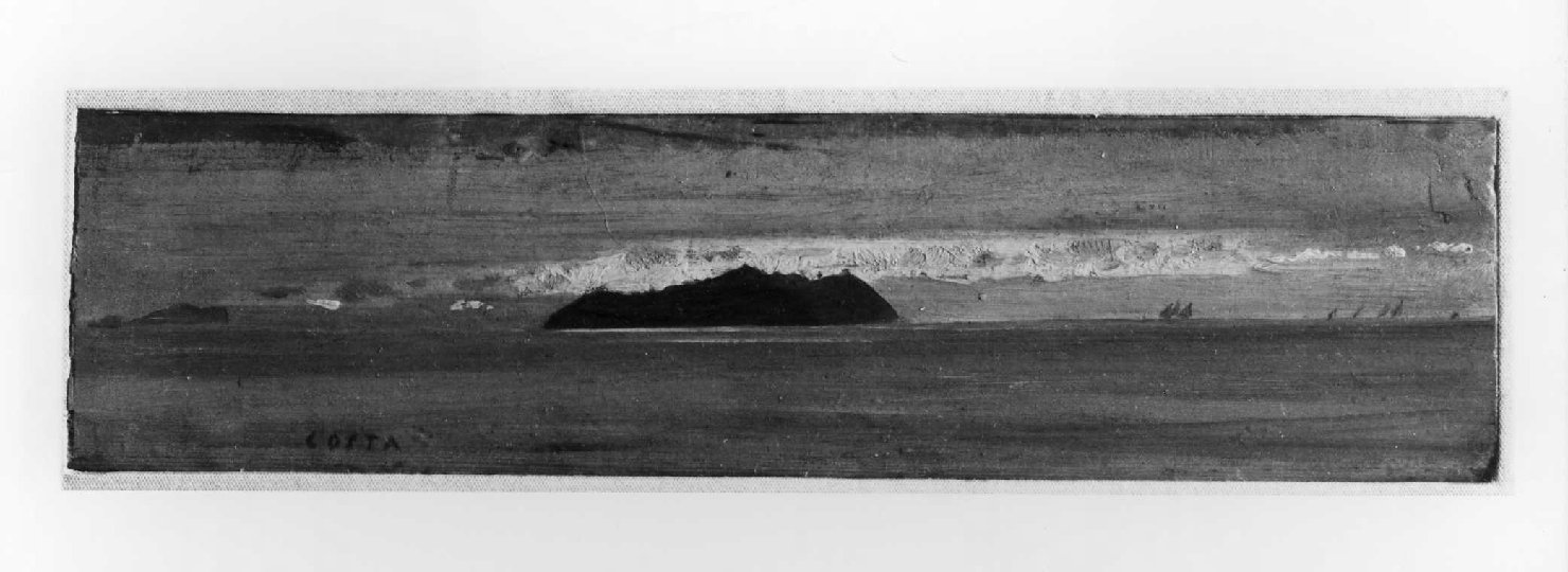 paesaggio marino (dipinto) di Costa Giovanni (ultimo quarto sec. XIX)