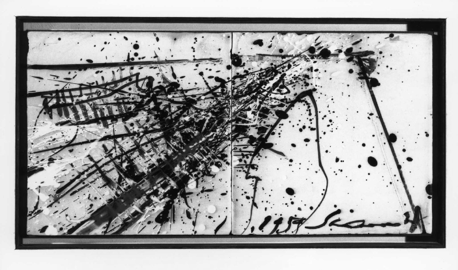 Composizione (dipinto) di Scanavino Emilio (sec. XX)