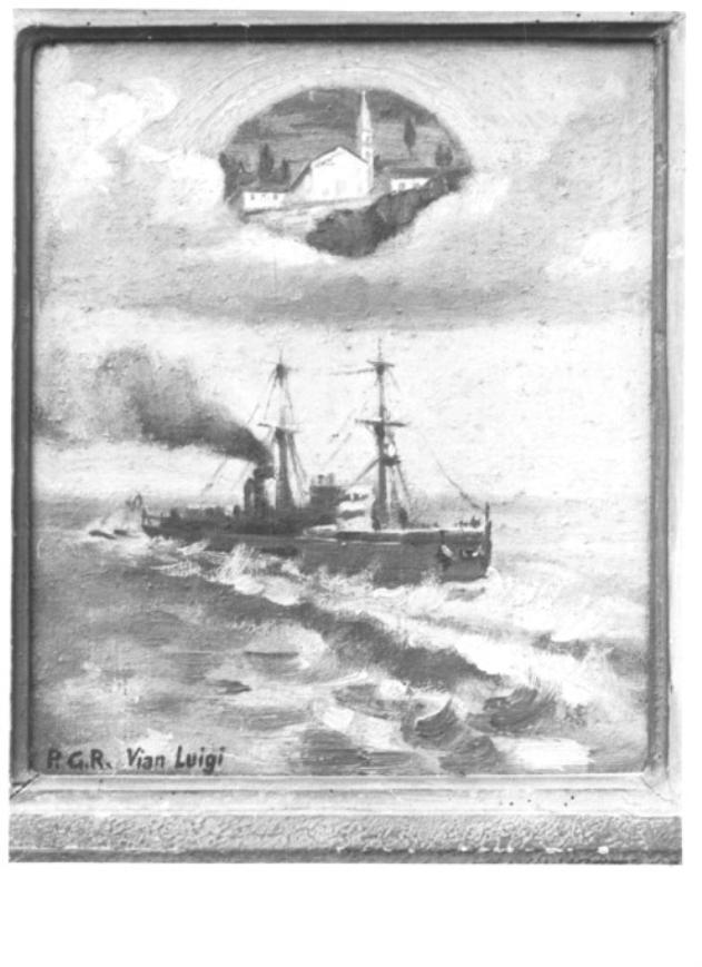 naufragio (ex voto) - ambito veneto (prima metà sec. XX)