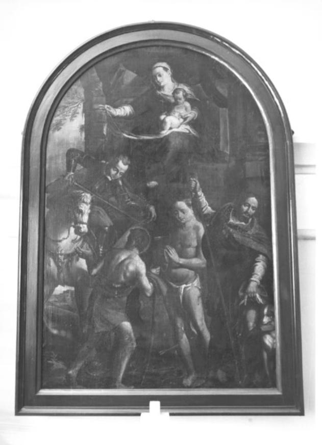 Madonna con Bambino e santi (dipinto) - ambito veneto (inizio sec. XVII)