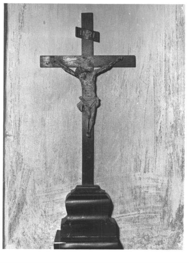 croce da tavolo - ambito veneto (seconda metà sec. XIX)