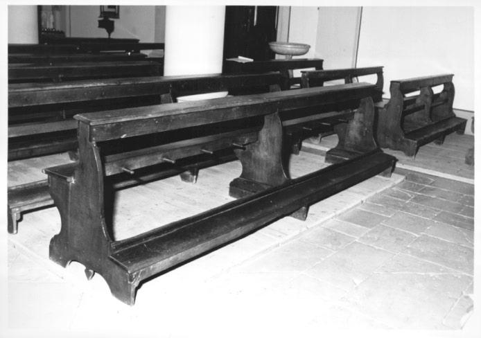 banco da chiesa, serie - ambito veneto (sec. XIX)