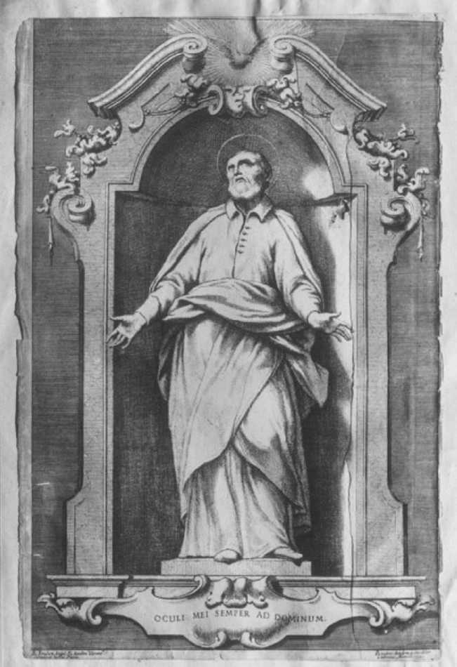 San Filippo Neri (stampa) di Pavia Giacomo, Mattioli Lodovico (sec. XVIII)
