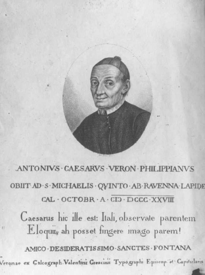 ritratto di ecclesiastico (stampa) - ambito veneto (sec. XIX)