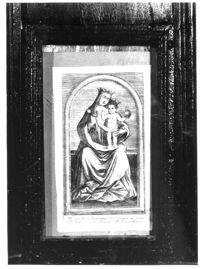 Madonna con Bambino (stampa) - ambito veneto (seconda metà sec. XIX)