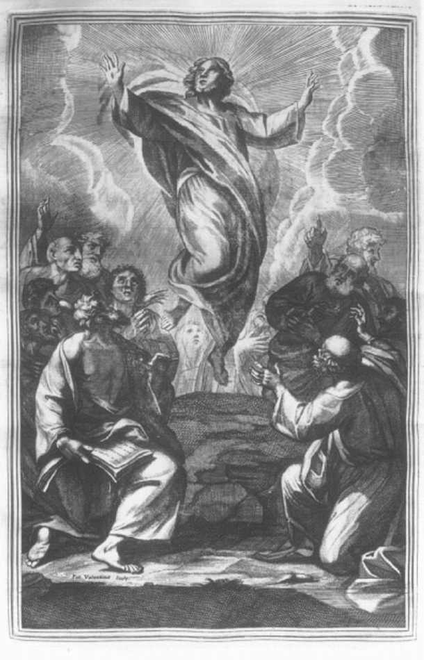 resurrezione di Cristo (stampa) di Valentini Pietro (sec. XVIII)