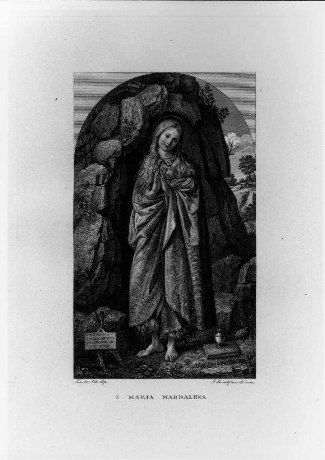 Santa Maria Maddalena (stampa, serie) di Viti Timoteo, Rosaspina Francesco (sec. XIX)