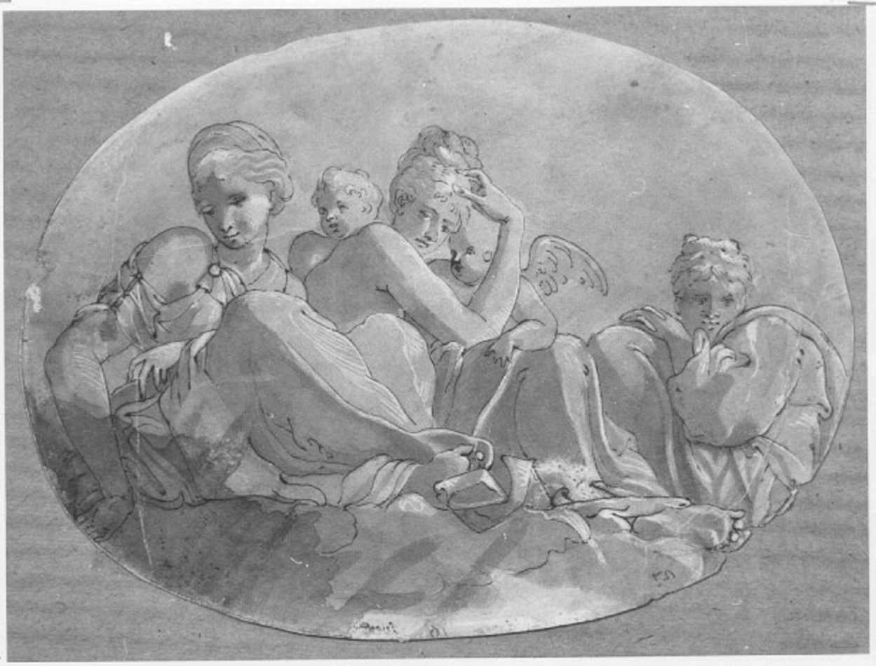 figure femminili (disegno) di Primaticcio Francesco detto Bologna (secondo quarto sec. XVI)