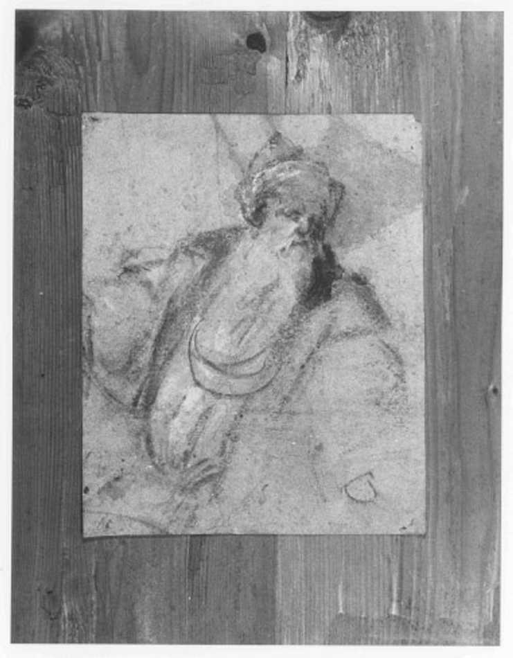 Busto di vecchio (disegno) di Dal Ponte Jacopo detto Jacopo Bassano (attribuito) (metà sec. XVI)