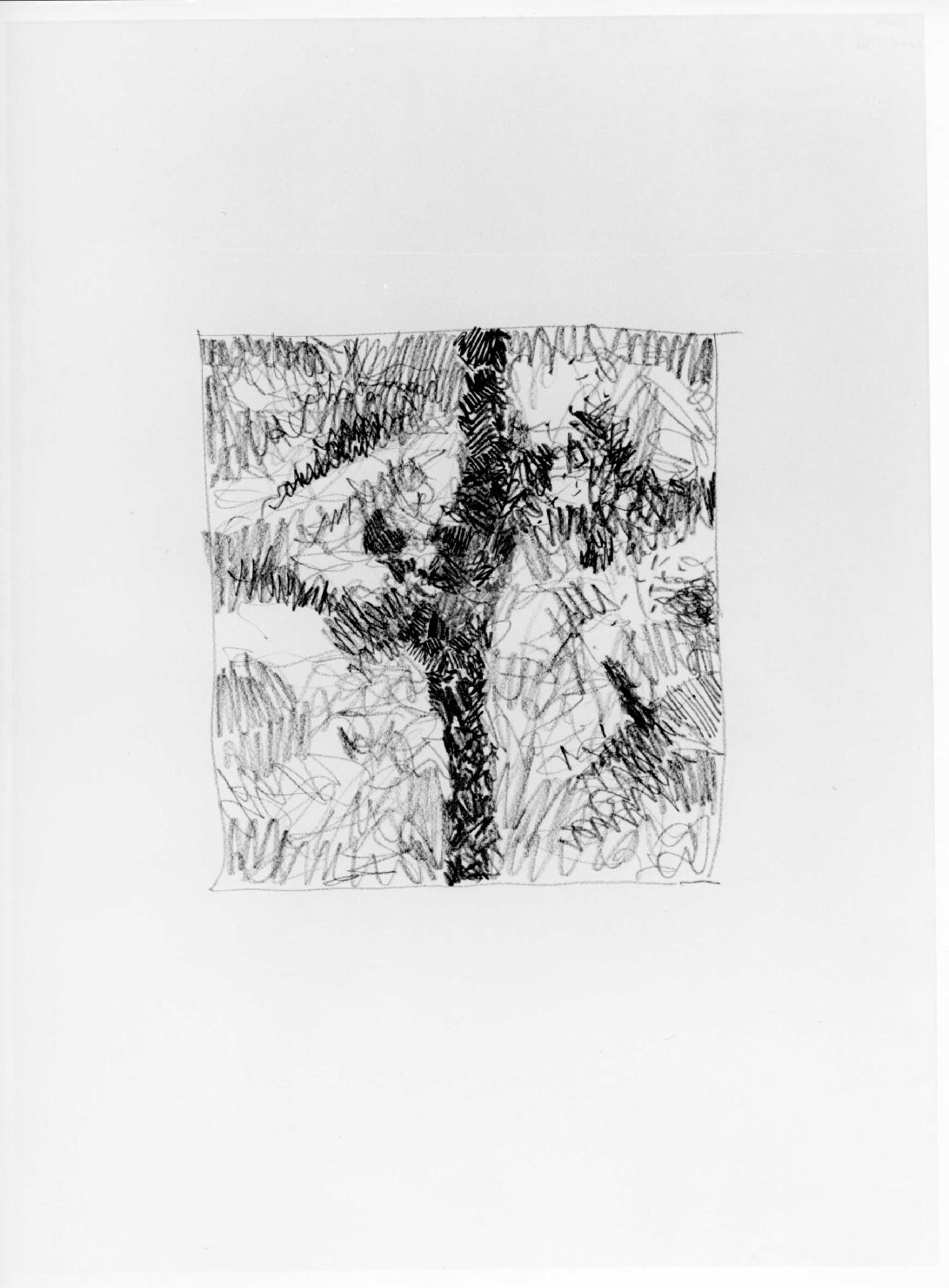 composizione astratta (disegno) di Meloni Giovanni (seconda metà sec. XX)