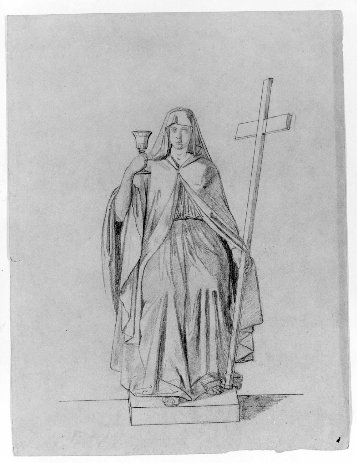 Fede (disegno) di Recchia Angelo (maniera) (metà sec. XIX)