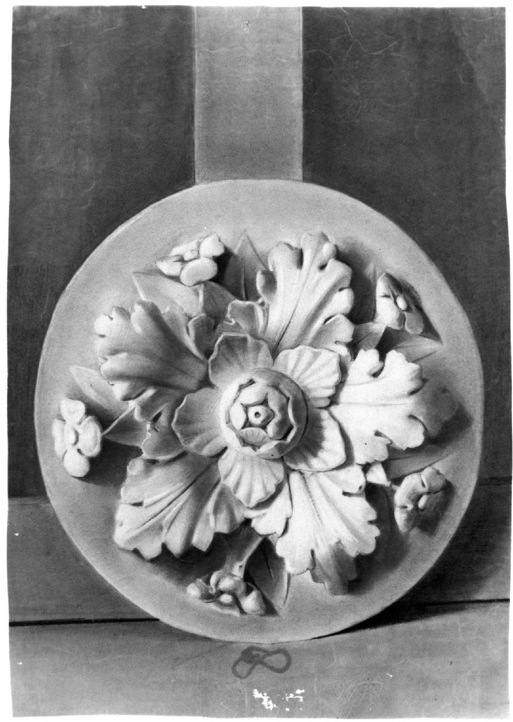 rosone (disegno) di Belloni Elisa (fine sec. XIX)