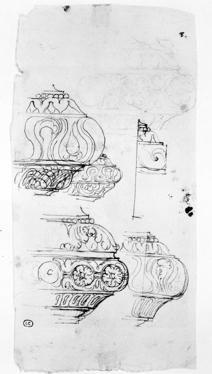 motivi decorativi (disegno, serie) di Farinati Paolo (seconda metà sec. XVI)