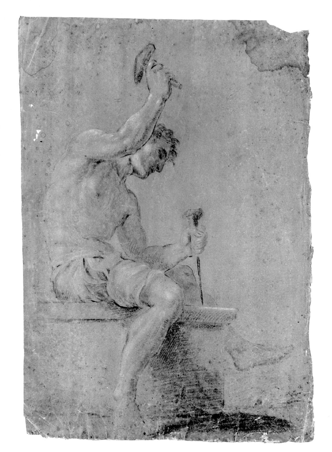 scultore (disegno) di Cartolari Fabrizio (secc. XVIII/ XIX)