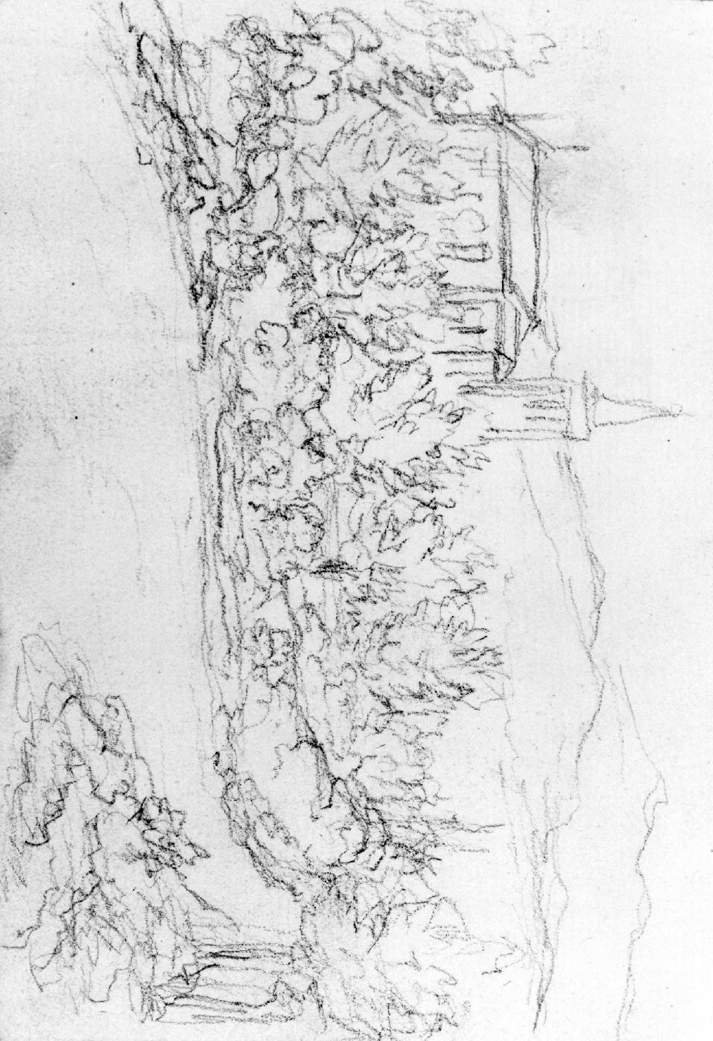 paesaggio (disegno, serie) di Canella Carlo (prima metà sec. XIX)