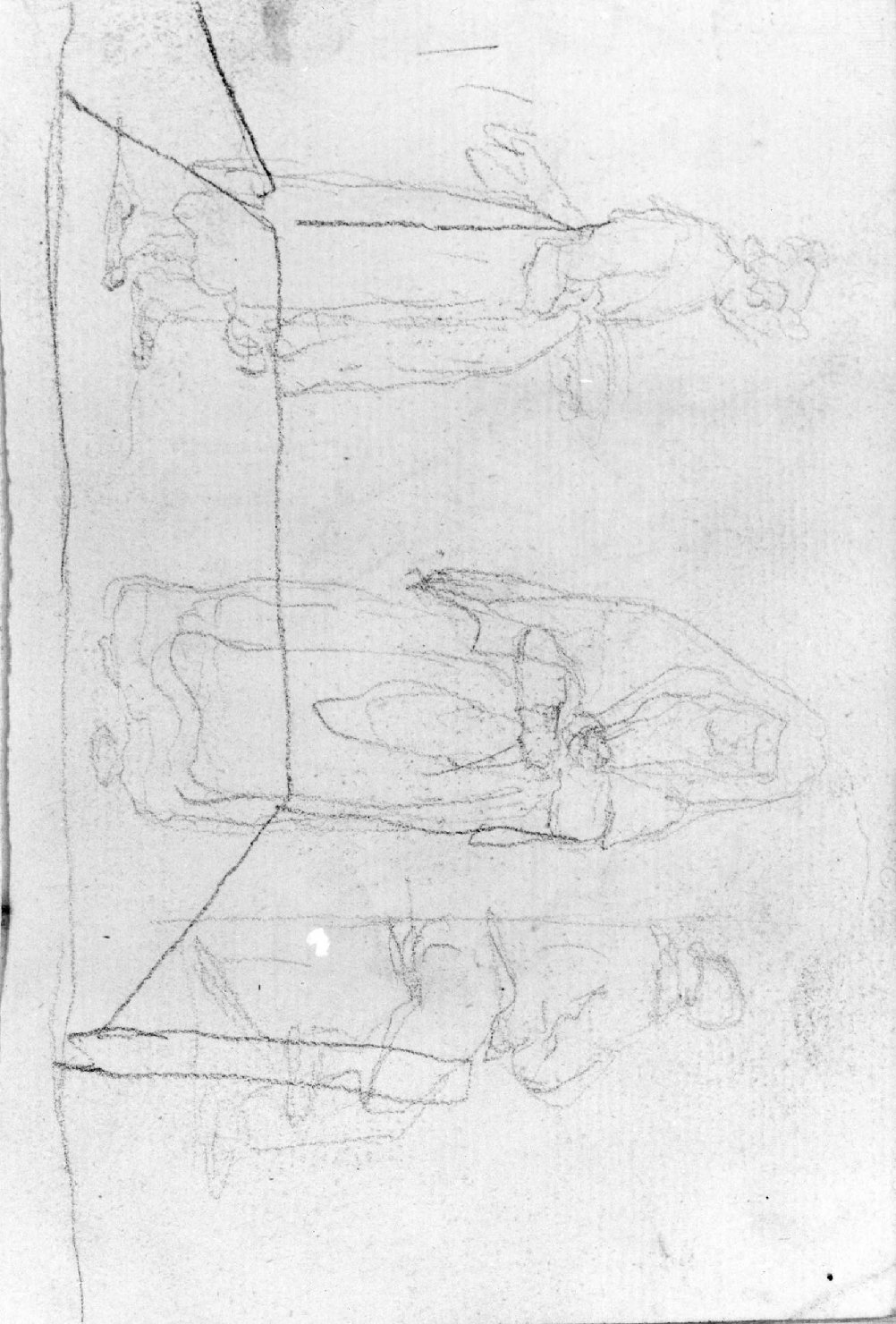 figure maschili e femminili (disegno, serie) di Canella Carlo (prima metà sec. XIX)