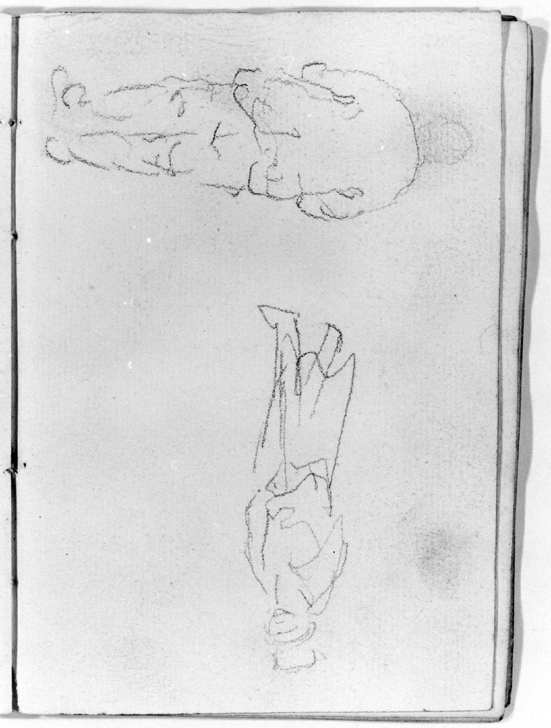 figure maschili (disegno, serie) di Canella Carlo (prima metà sec. XIX)