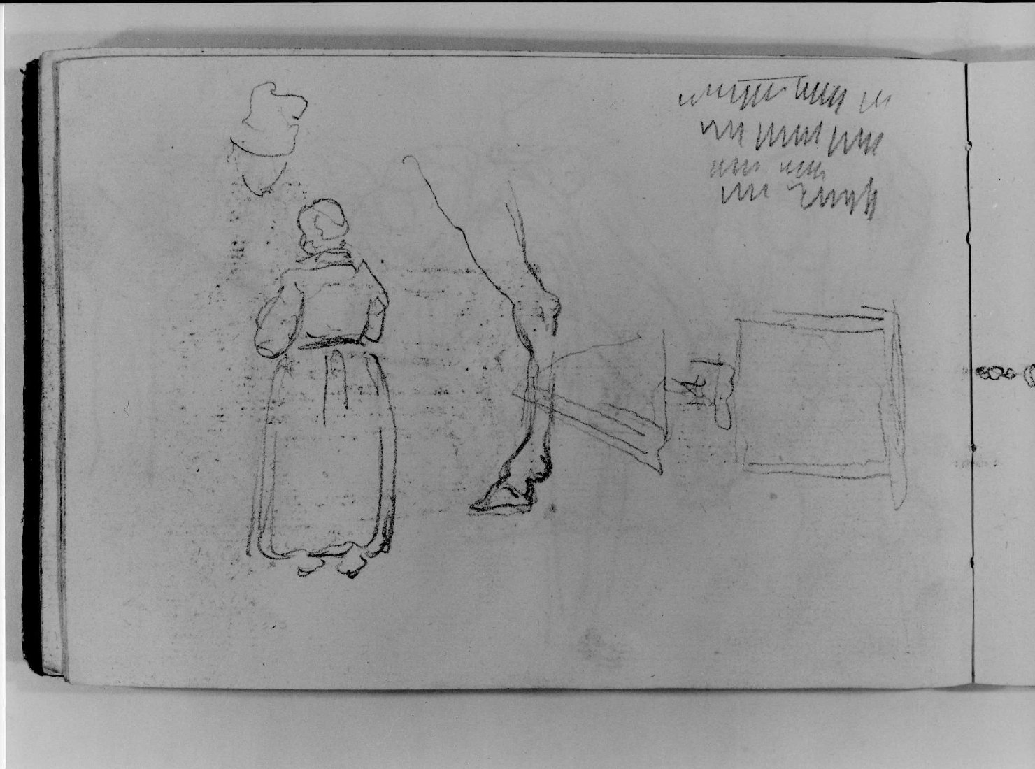 figure, cavallo (disegno, serie) di Canella Carlo (prima metà sec. XIX)