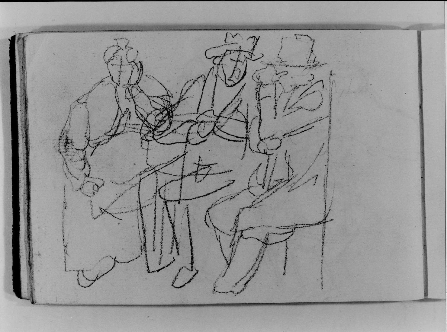 figure maschili e femminili (disegno, serie) di Canella Carlo (prima metà sec. XIX)