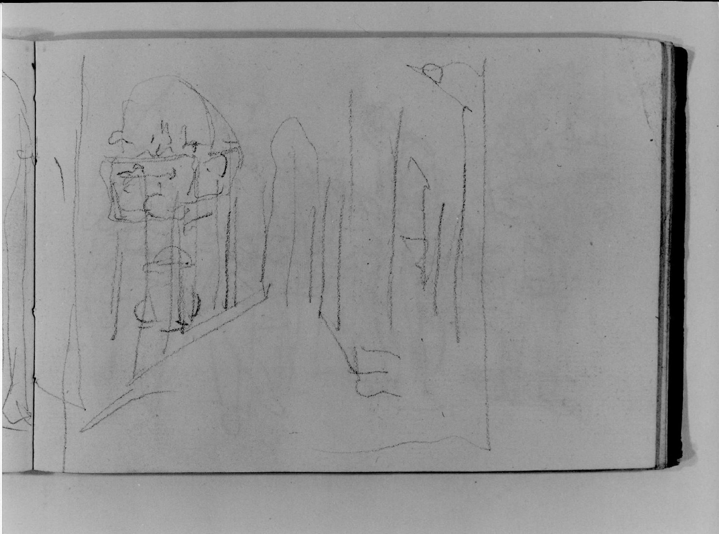 paesaggio (disegno, serie) di Canella Carlo (prima metà sec. XIX)