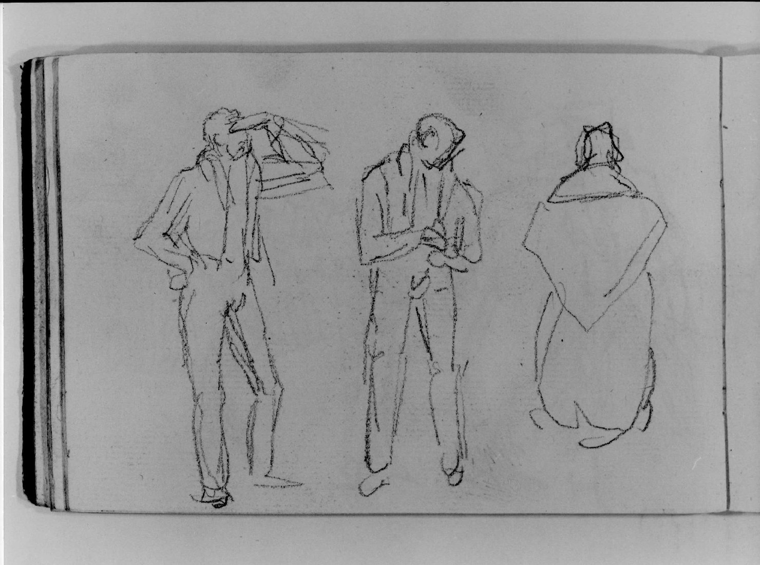 figure maschili e femminili (disegno, serie) di Canella Carlo (prima metà sec. XIX)