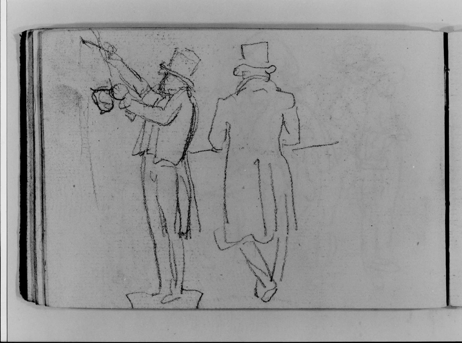 figure, cavallo (disegno, serie) di Canella Carlo (prima metà sec. XIX)